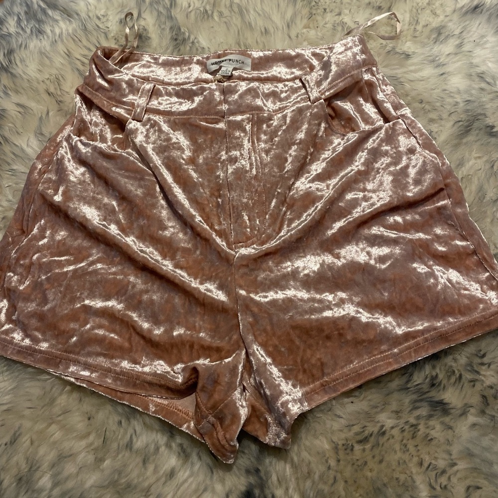Velvet Pink Shorts